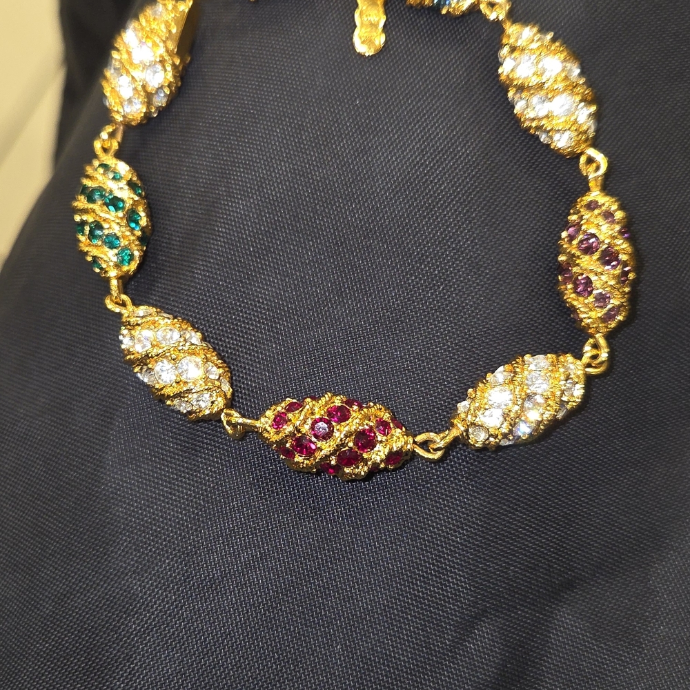 Camrose and Kross Jackie Kennedy Royal Egg Bracelet, JBK hangtag - Picture 3 of 8